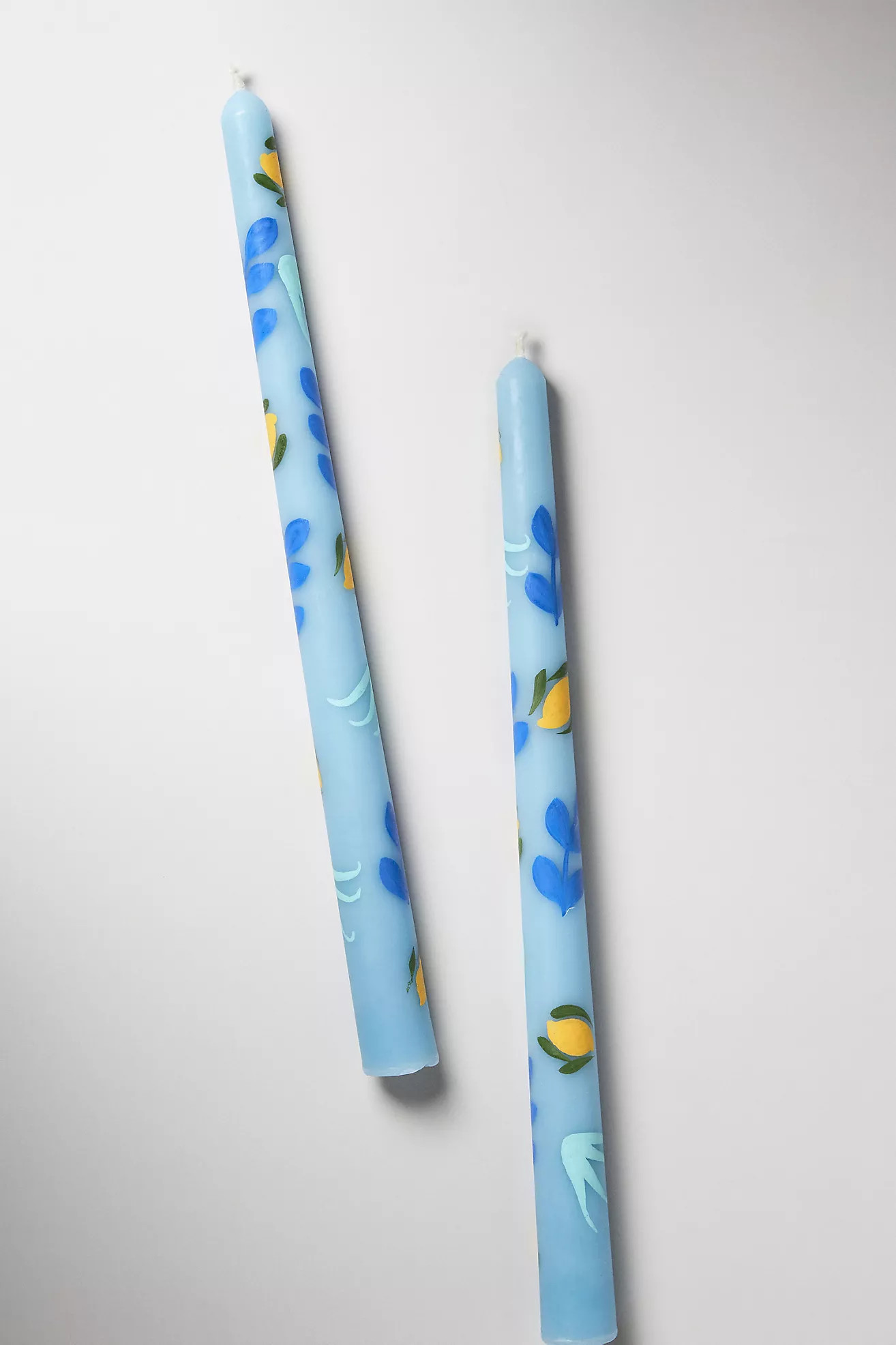 Dimitria Handpainted Taper Candles, Set of 2 | Anthropologie (US)