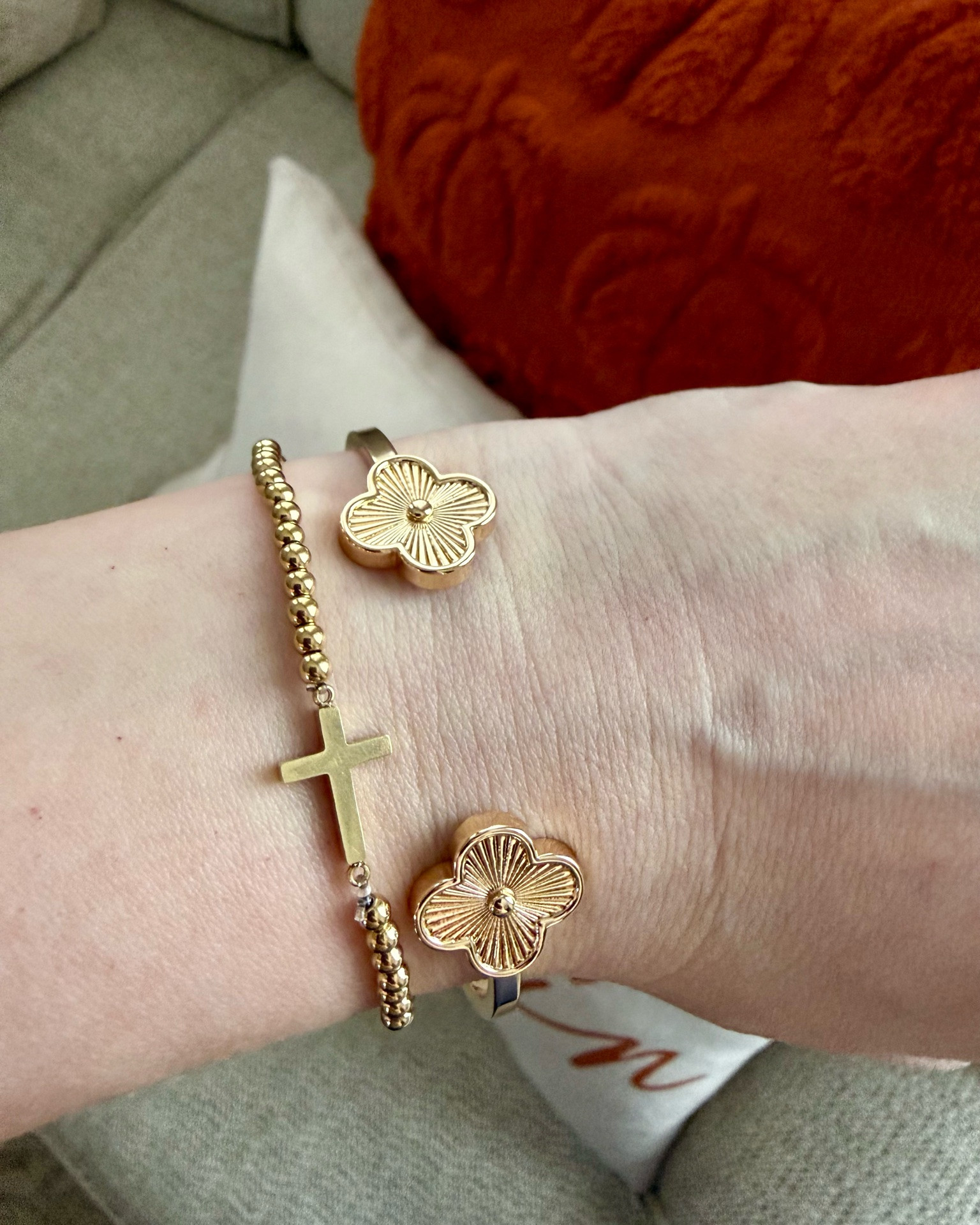 Beautiful, delicate bracelets from Michelle McDowell . They add the perfect touch of charm and elegance to any outfit. Wear them alone for a simple, timeless look or layer them with your favorite bracelets for a more styled look.
I love that they’re nickel-free, lead-free, and hypoallergenic! The cross bracelet is also waterproof, making it perfect for everyday wear. 




Michelle Mcdowell jewelry, fall accessories,

#LTKSeasonal #LTKWorkwear #LTKWedding