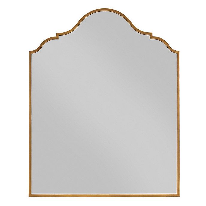Charlize Antique Brass French Arched Wall Mirror Large | Ballard Designs, Inc.
