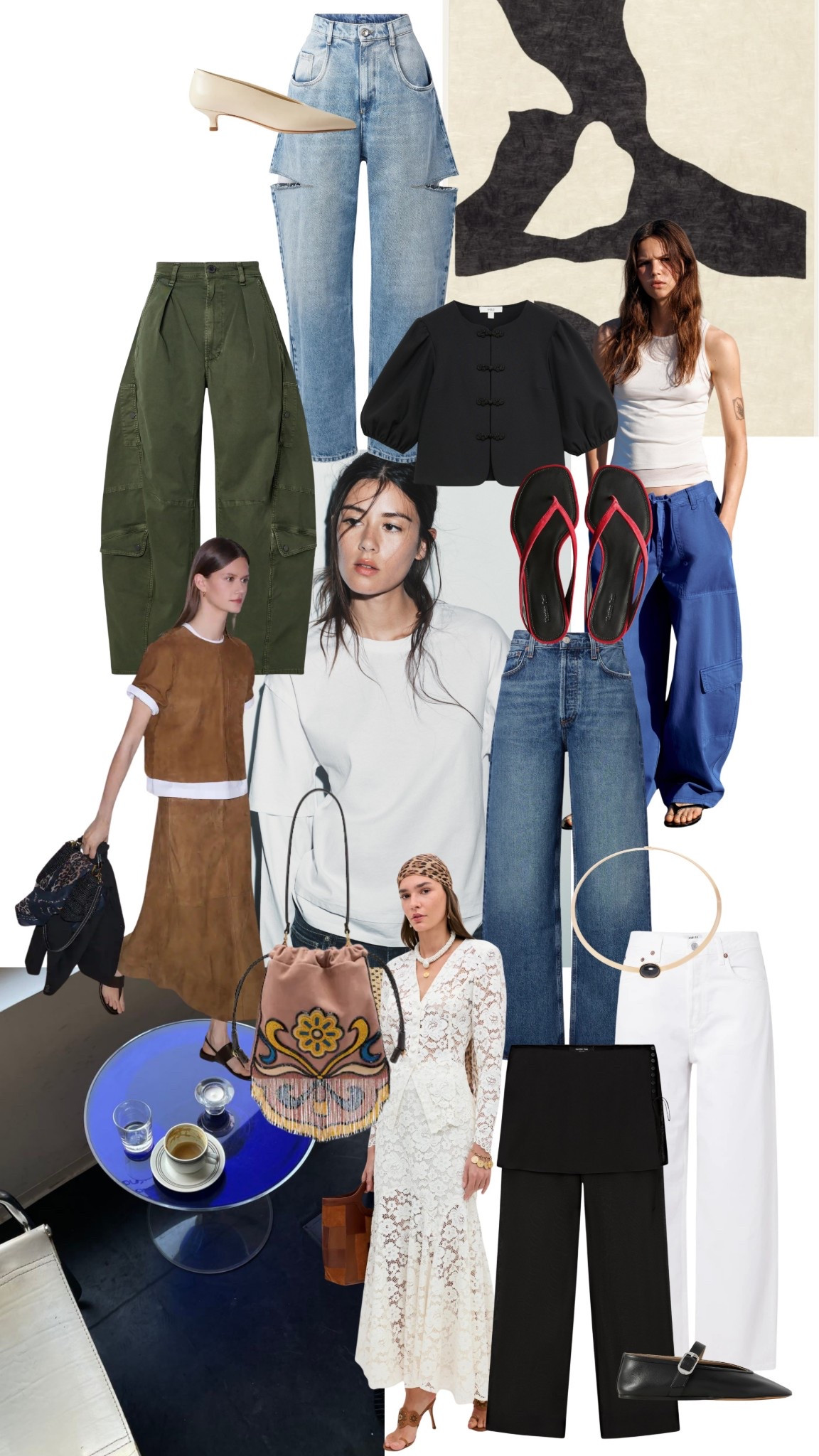 April Most Wanted 

Outfit | Jeans | Bag | Accessories | Zara | Rixo | Shoes | Summer | Zara  green cargo trousers | cargos | citizens of humanity | blue Zara cargos | suede skirt | red flip flops | lace top | Rixo top 

#LTKsummer #LTKspring #LTKuk