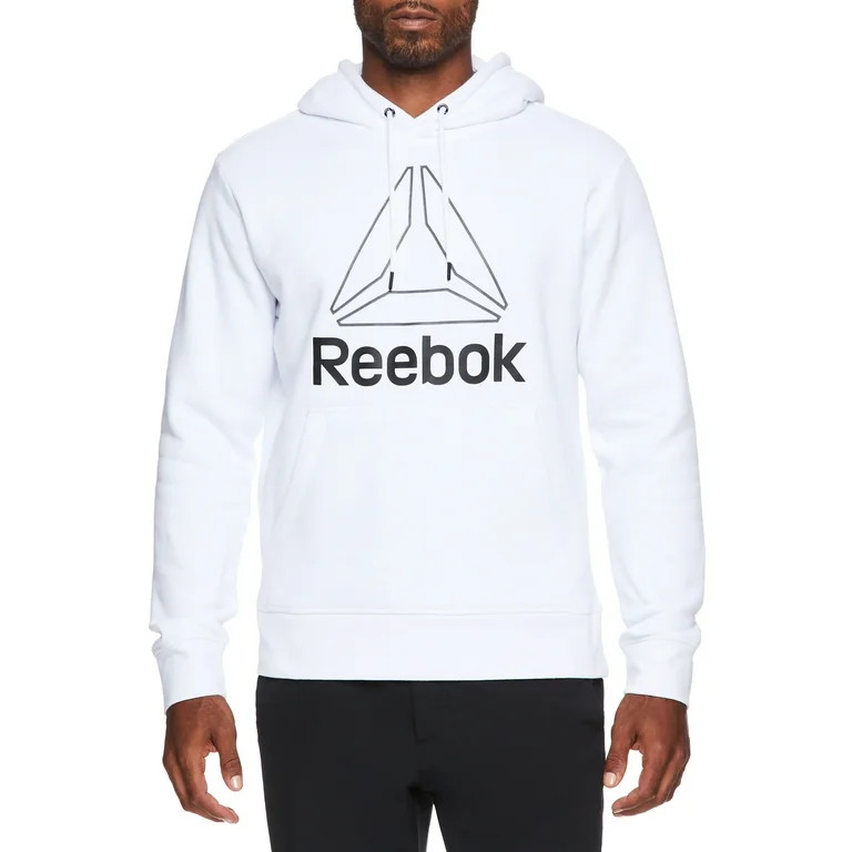Reebok Mens and Big Mens Active Pullover Fleece Hoodie, Up to 3XL | Walmart (US)