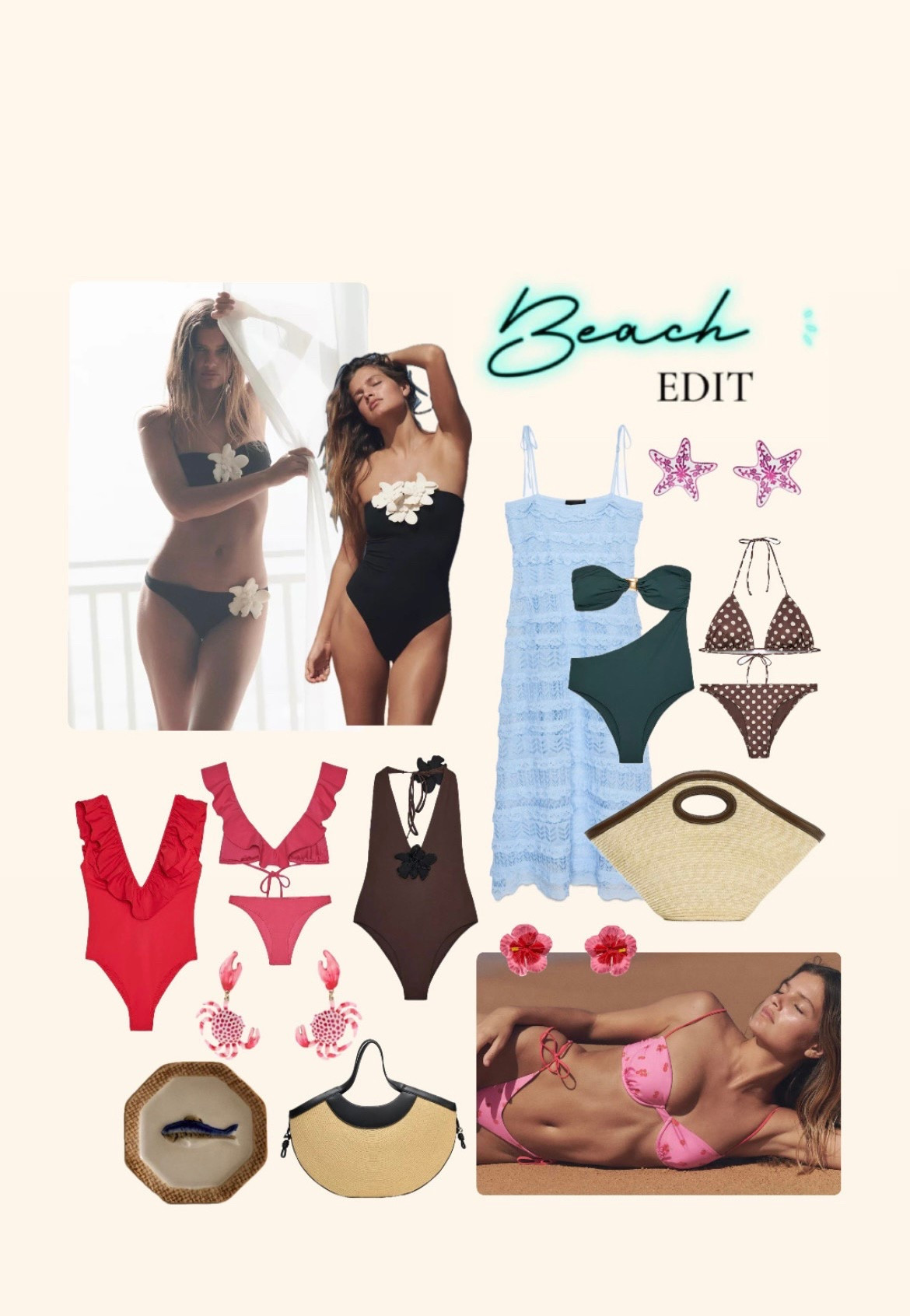 Zara NEW IN beach edit💛

#LTKTravel #LTKSwim #LTKStyleTip