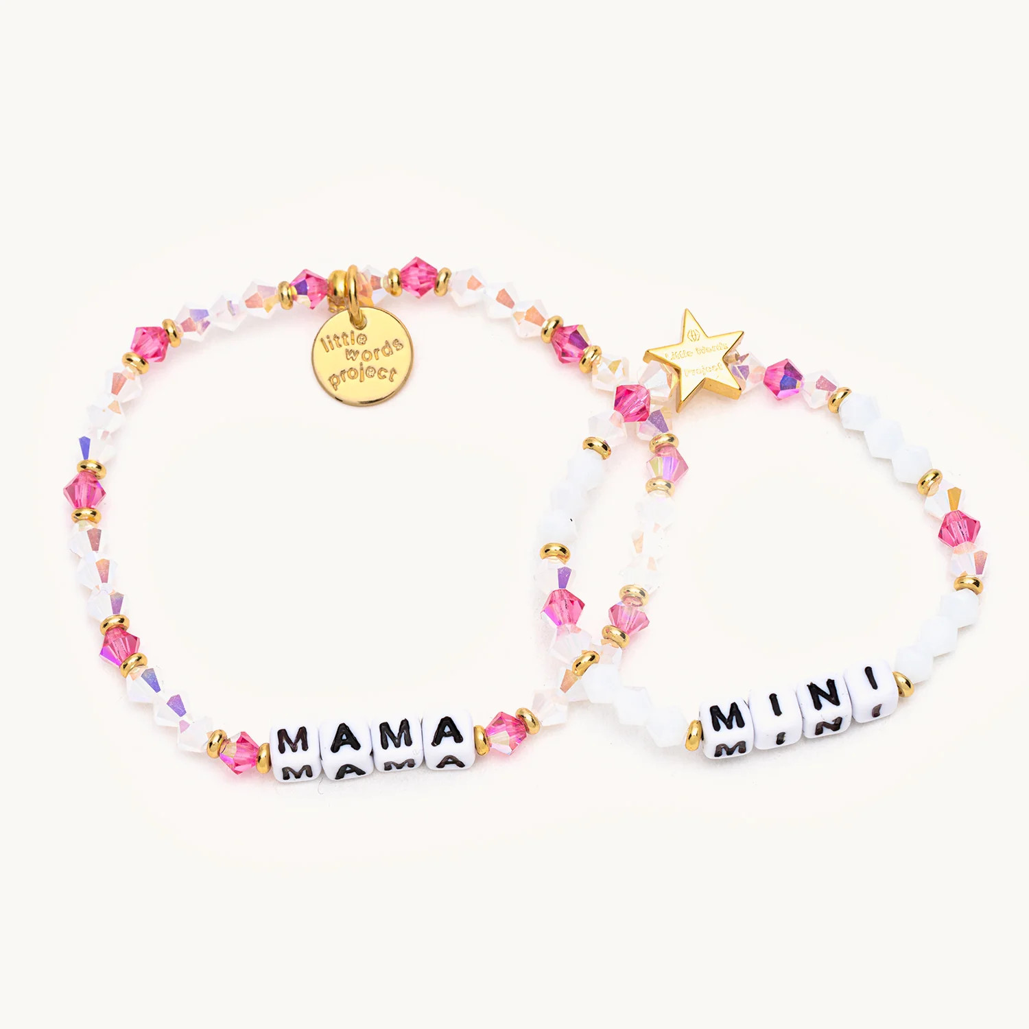 Mama + Mini Pink Crystal- Mama & Me | Little Words Project