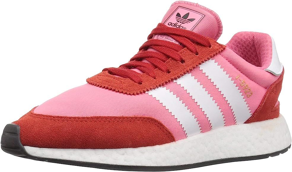 adidas Originals Women's I-5923 Running Shoe, Chalk Pink/White/red, 7.5 M US | Amazon (US)