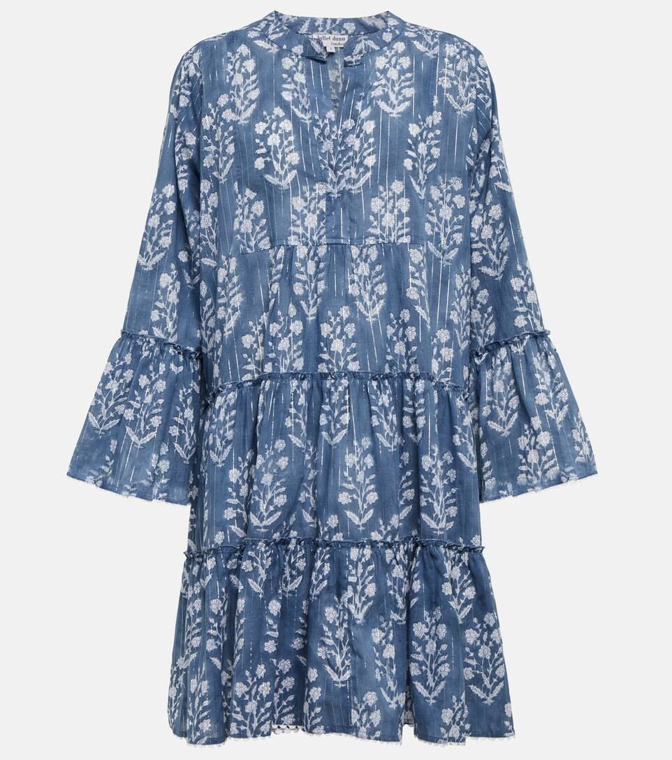 Floral cotton-blend minidress | Mytheresa (US/CA)