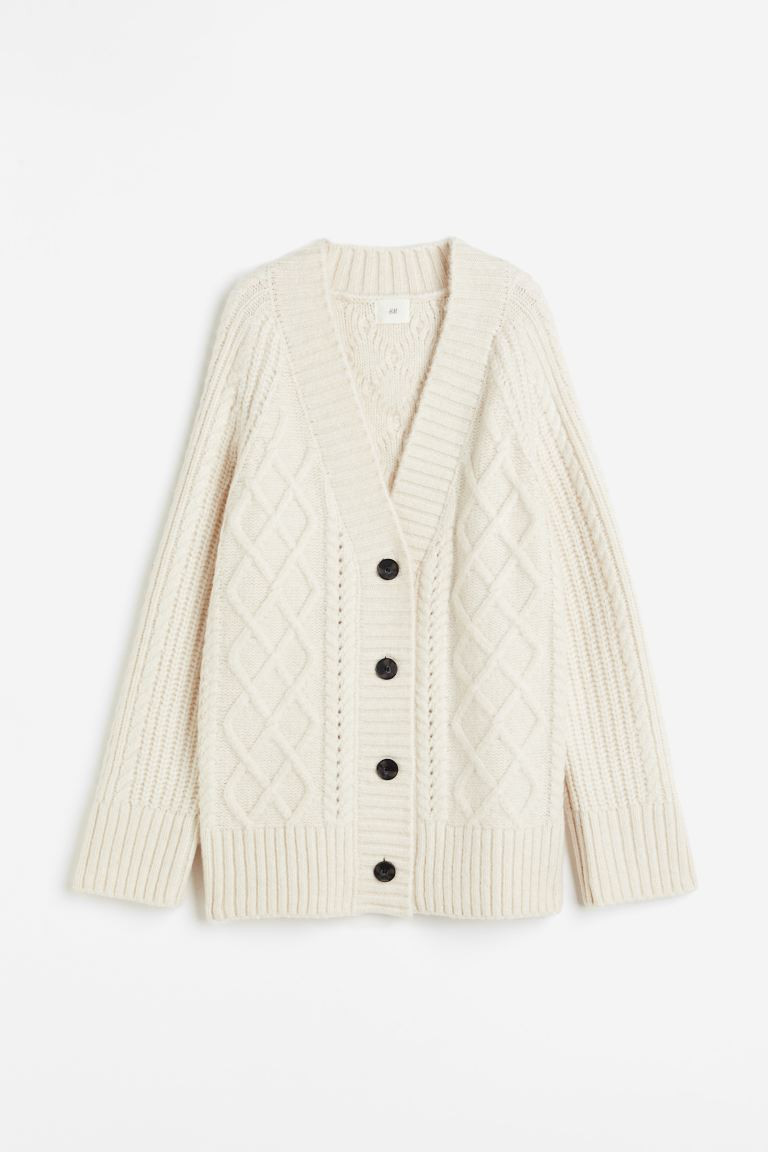 Cárdigan en punto trenzado | H&M (FR, IT, ES, PT, BE)