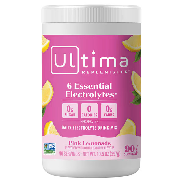 Ultima Replenisher, Electrolyte Mix, Pink Lemonade, 9.5 oz (270 g) | iHerb