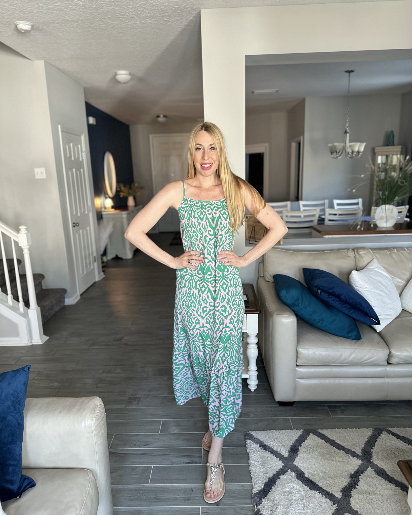 Pink and green boho maxi dress
💓 I love this dress. It is very flowy and comes in so many pretty patterns 
💓 wearing size small, fits true to size and I am 5’10”

#LTKStyleTip #LTKFindsUnder50 #LTKFindsUnder100