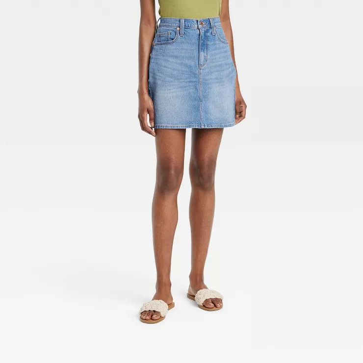 Women's High-Rise Denim Mini Skirt - Universal Thread™ | Target