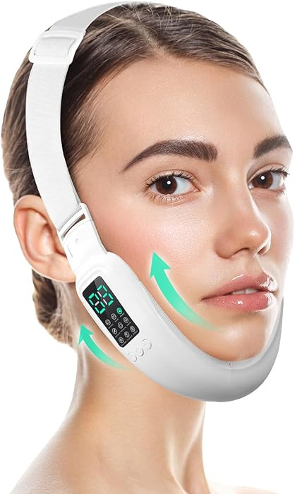 Intelligent Electric Double Chin and V-Shaped Face Machine with 8 Modes & 15 Adjustable Intensiti... | Amazon (US)