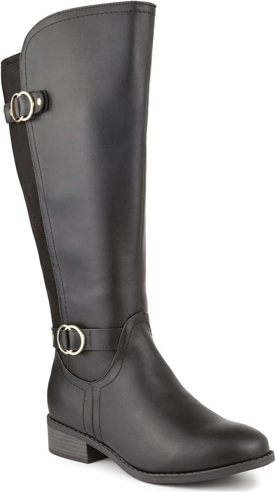 Karen Scott Womens Leandraa Zipper Knee-High Boots Black 7.5 Wide (C,D,W) | Amazon (US)