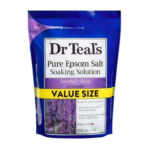 Dr Teal's Soothe & Sleep Lavender Pure Epsom Bath Salt | Target