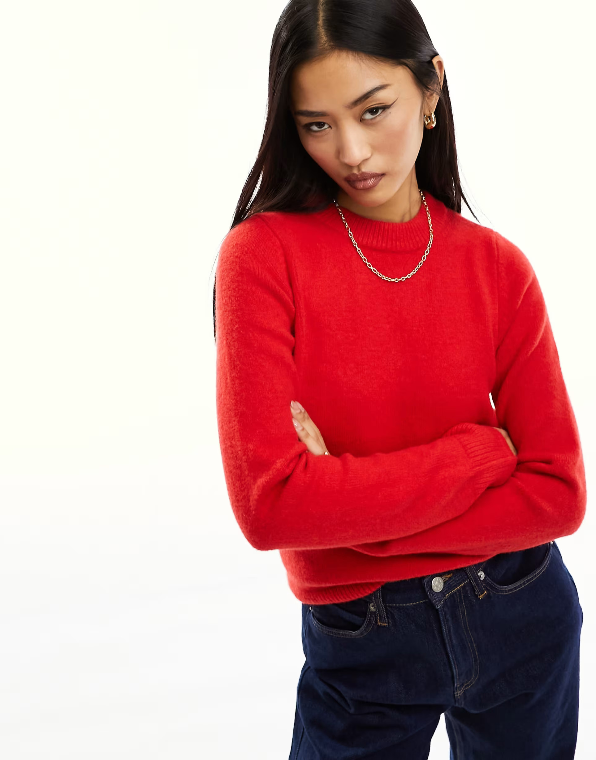 New Look - Maglione girocollo rosso | ASOS (Global)