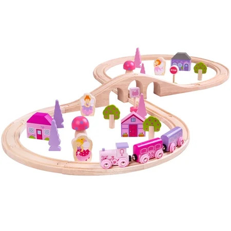 BigJigs Rail Wooden Fairy Figure 8 Play Train Set | Walmart (US)