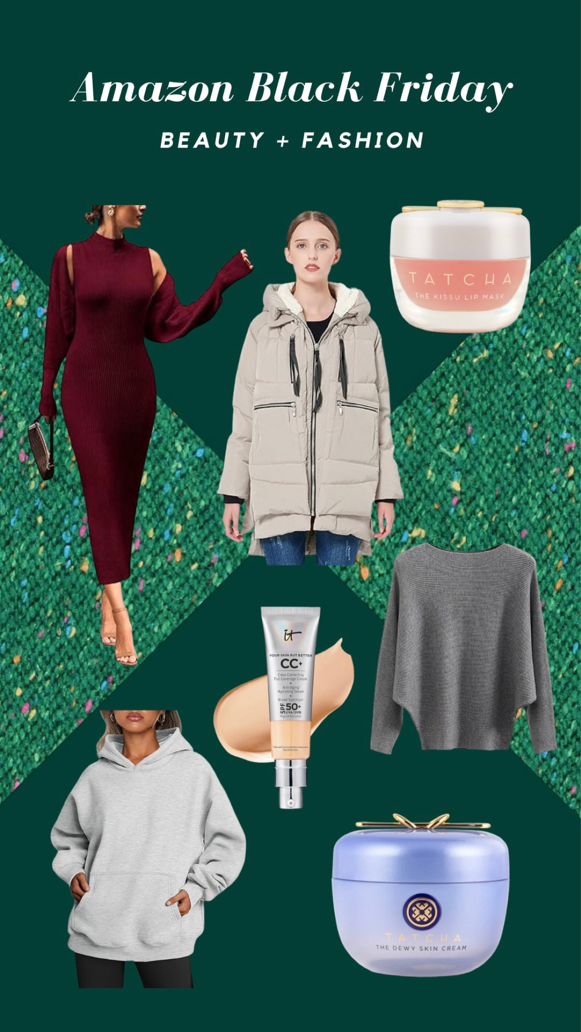 All the best beauty and fashion Black Friday finds on @Amazon. Includes the viral Tatcha dewy skin cream! #FallFavorites2024 #amazonholiday #ad

#LTKCyberWeek #LTKSaleAlert #LTKBeauty