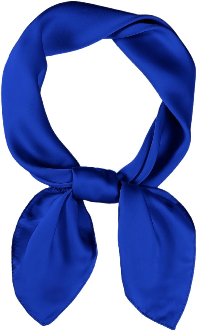 Satin Scarf 27.5 inch Square Scarf Neck Hair Handkerchief Bandanas Headscarfs for Women Men Costu... | Amazon (US)