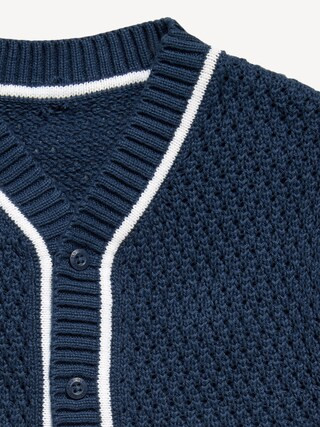 Oversized Baseball Jersey Sweater for Toddler Boys | Old Navy (US)