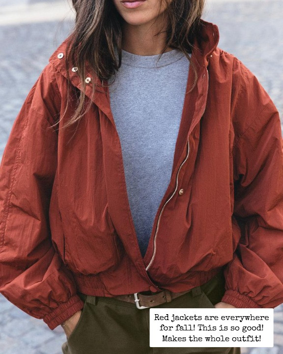 This red jacket is perfect for this fall! 

 #LTKSeasonal #LTKOver40 #LTKWorkwear
