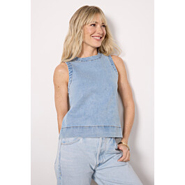 Avery Denim Shell Top | Evereve