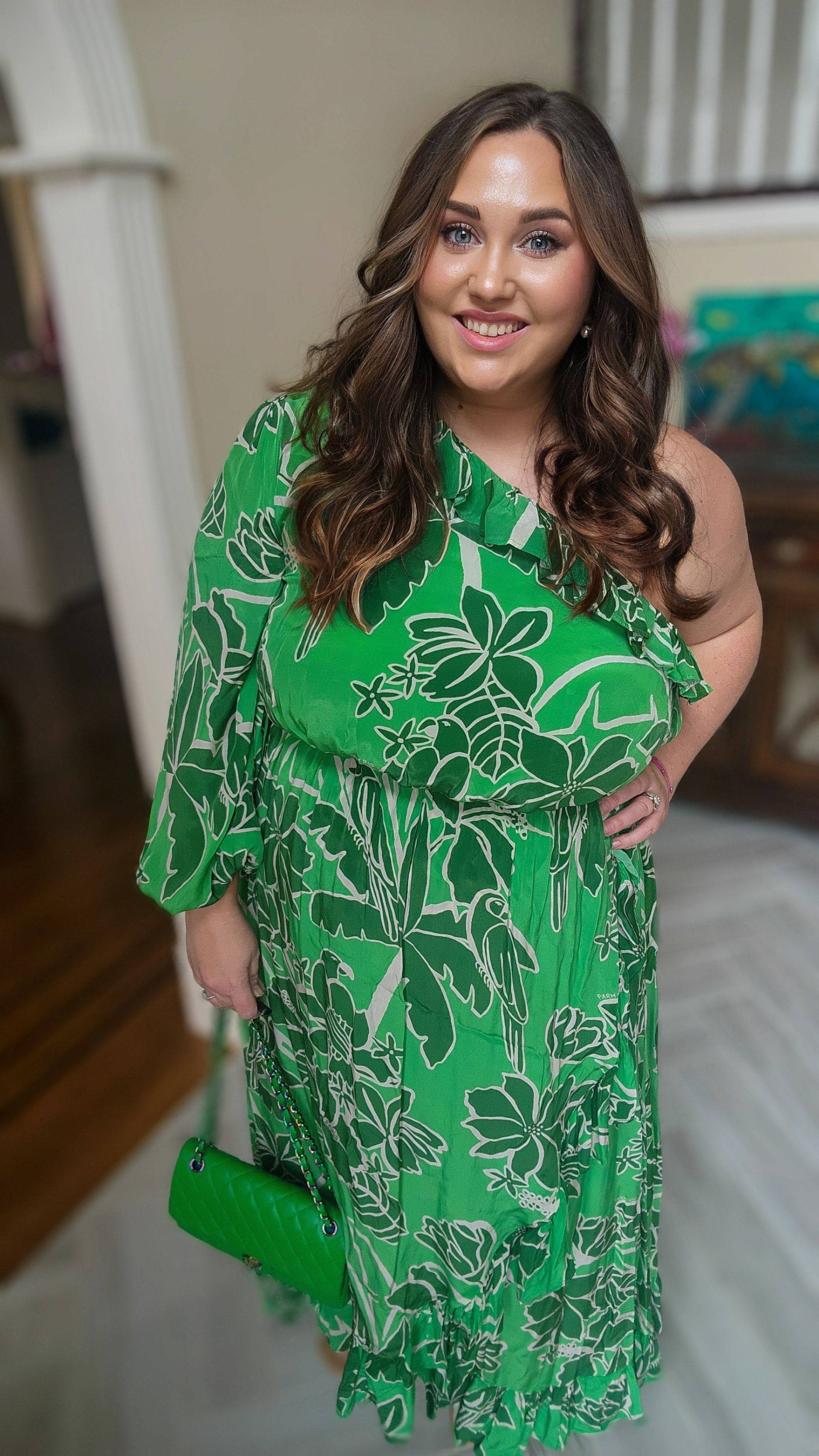 Gorgeous dress for a vacation date night. My husband booked an island vacation so I'm slowly grabbing things I LOVE for this! #livinglargeinlilly Anthropologie .Runs Large IMO 

#LTKover40 #LTKplussize #LTKmidsize