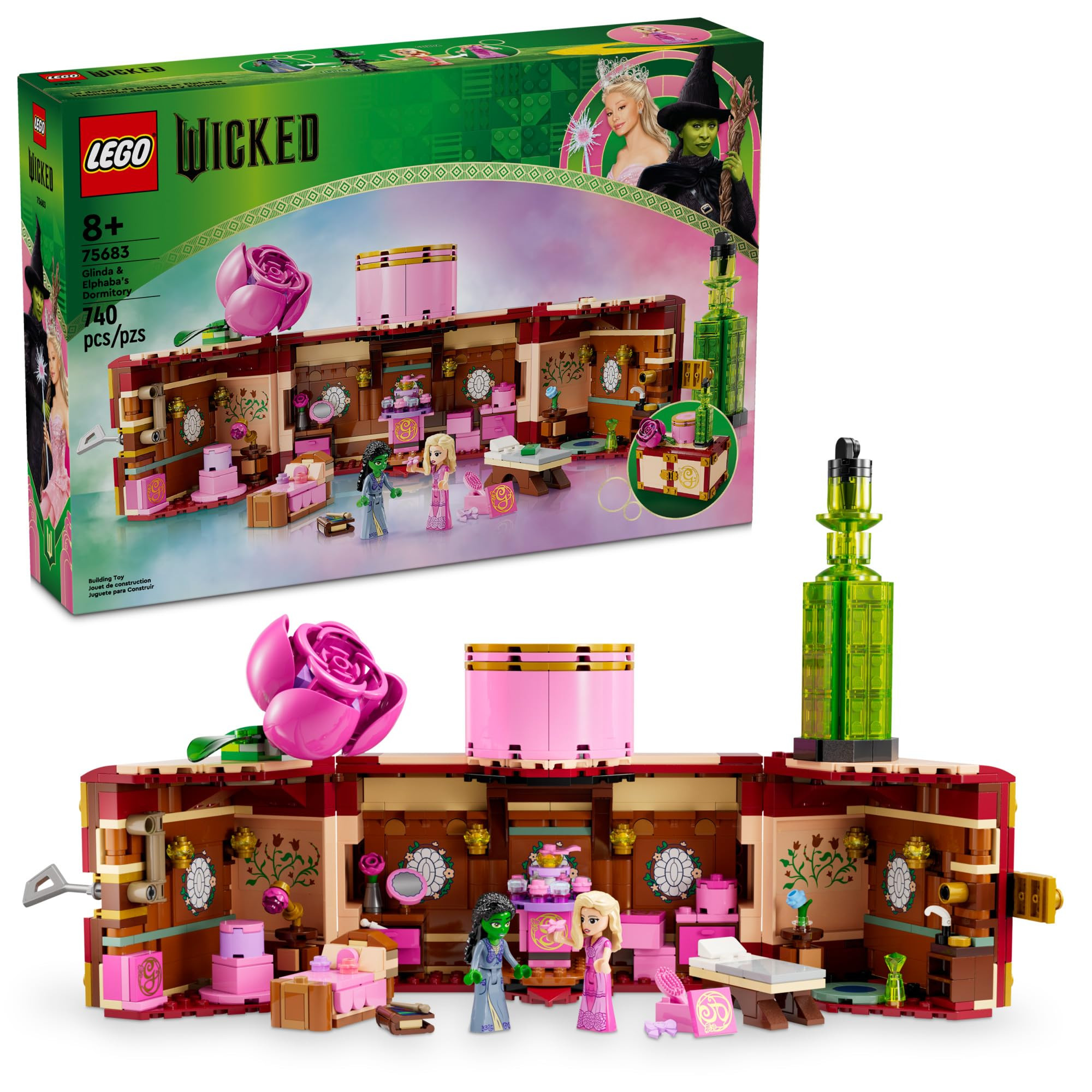 LEGO Wicked Glinda & Elphaba's Dormitory Building Toys - Wicked Toys for Girls & Boys, Age 8+ - B... | Amazon (US)