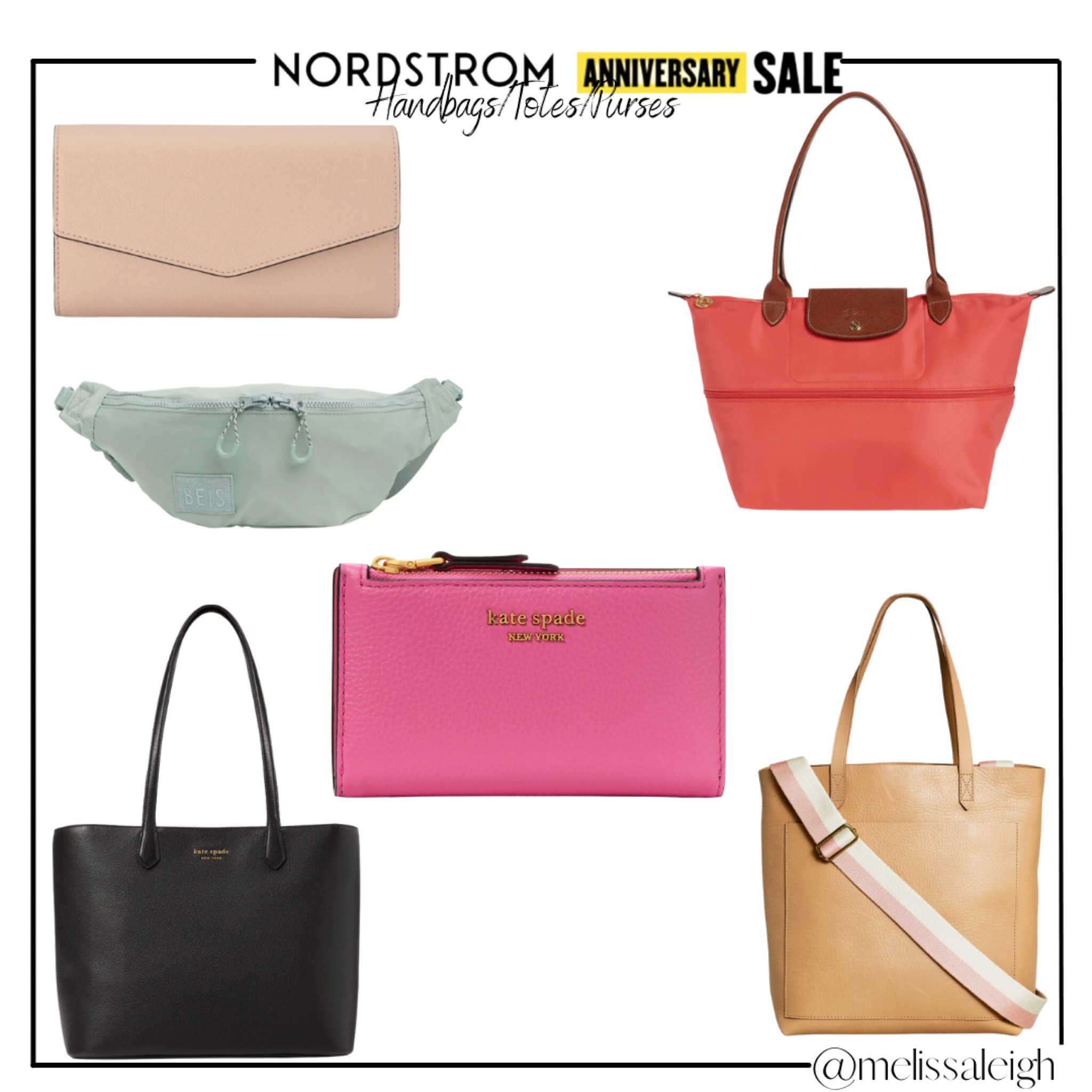 Nordstrom anniversary sale, Nordstrom, Nordstrom sale, n sale 2023, sale finds, staple items, tote bags, blush clutch, longchamp tote bag, belt bag, kate spade wallet, madewell leather tote bag, kate spade tote bag 

#LTKworkwear #LTKitbag #LTKxNSale