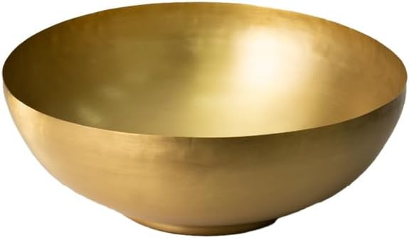 Serene Spaces Living Antique Lightweight Brass Decorative Bowl for Floating Candles, Flowers, Pot... | Amazon (US)