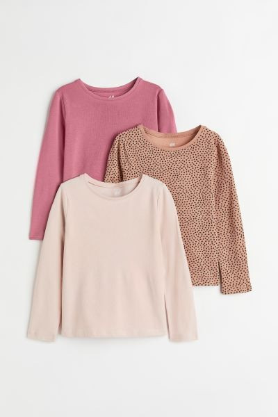 3-pack Long-sleeved Tops | H&M (US + CA)