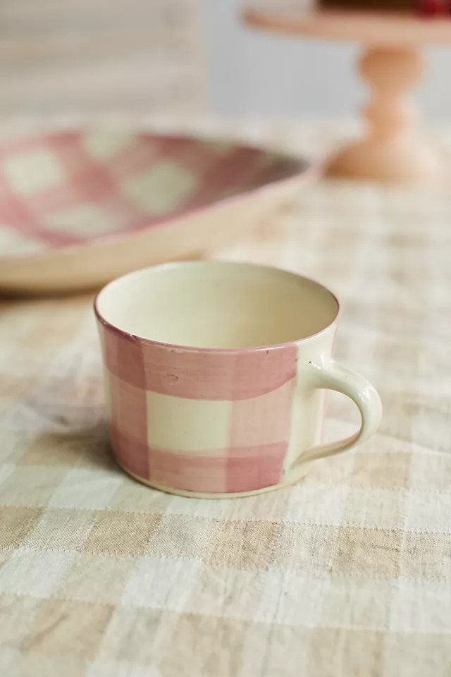 Gingham Mug | Anthropologie (US)