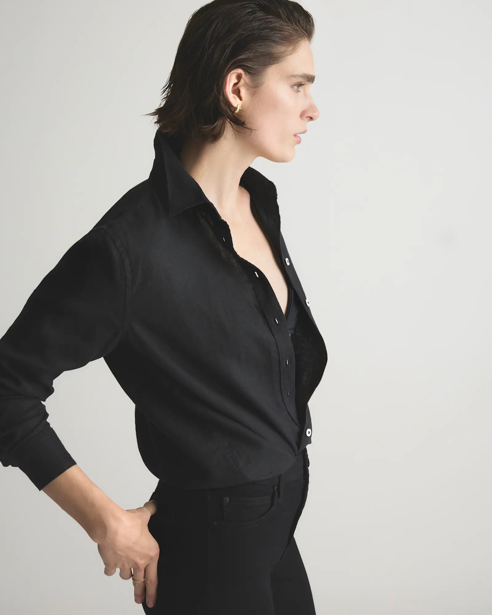 100% European Linen Long Sleeve Shirt | Quince