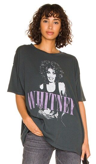 Whitney Houston For The Love Of You Merch Tee in Vintage Black | Revolve Clothing (Global)