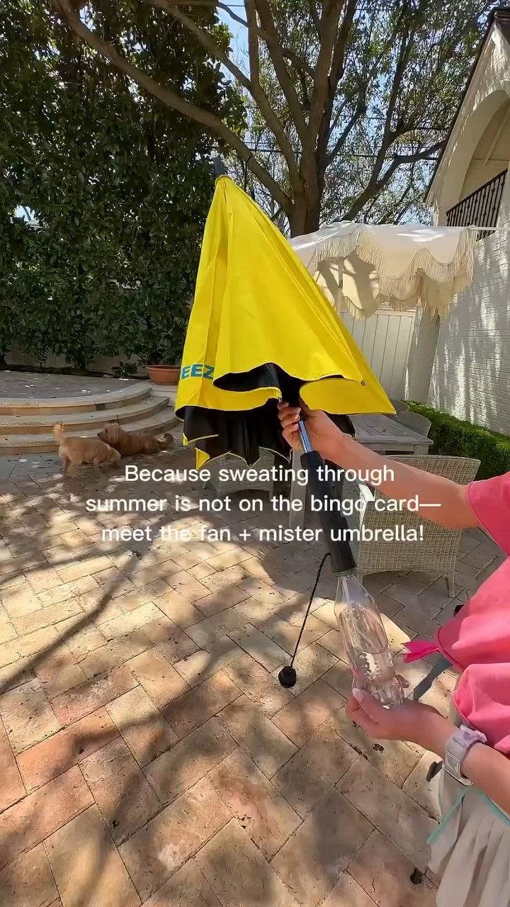 This must-have umbrella fan mister is a game changer for warm days! ☀️💦 Stay cool and refreshed wherever you go! #SummerEssentials #StayCool #AmazonFinds #MustHave #LTKHome 

 #LTKU #LTKHome #LTKFindsUnder100