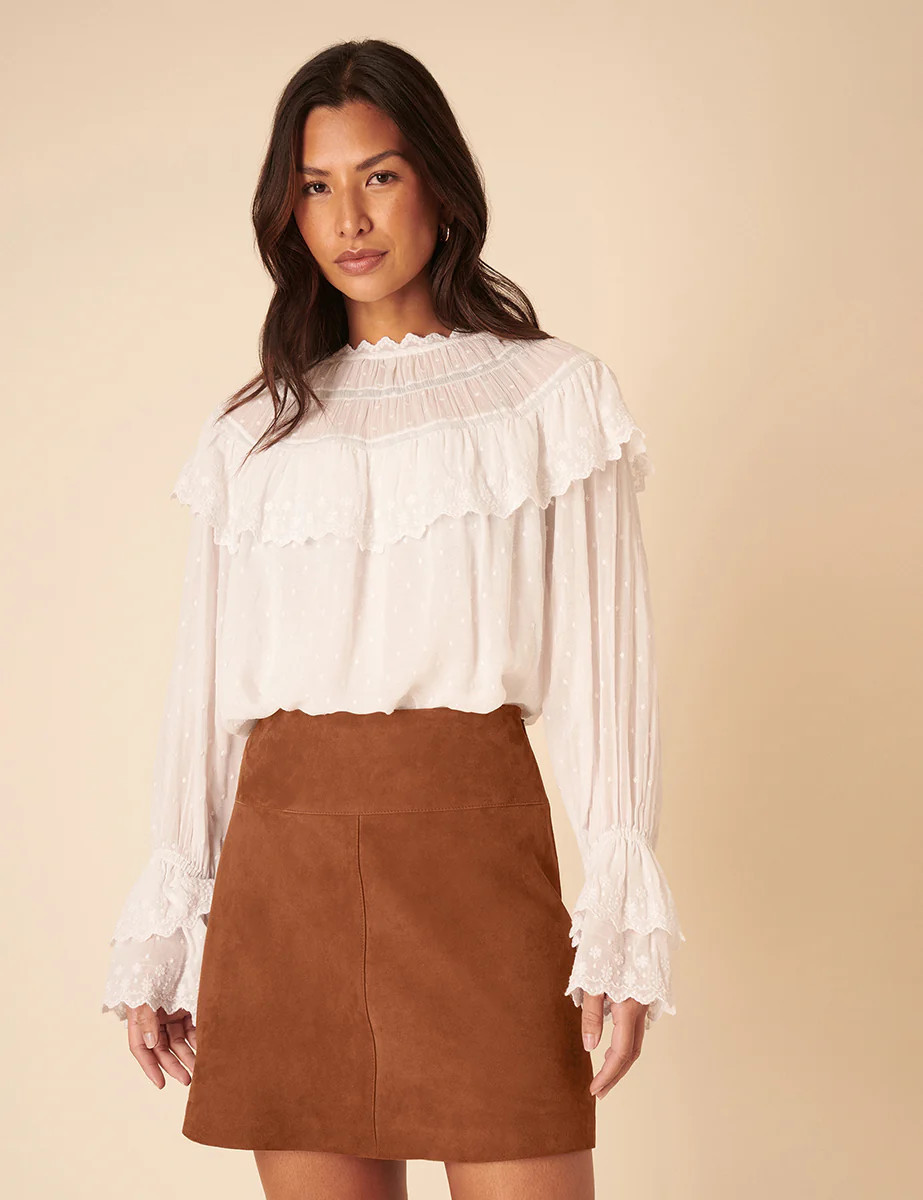 Brown Suede Mini Skirt | Nobody's Child
