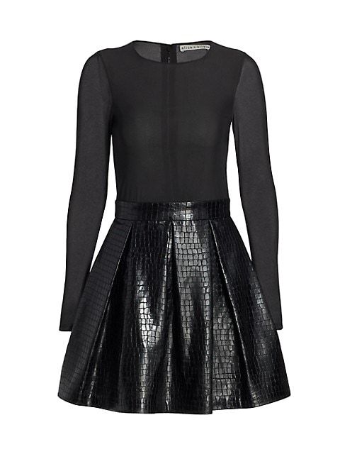 Chara Vegan Leather Party Dress | Saks Fifth Avenue