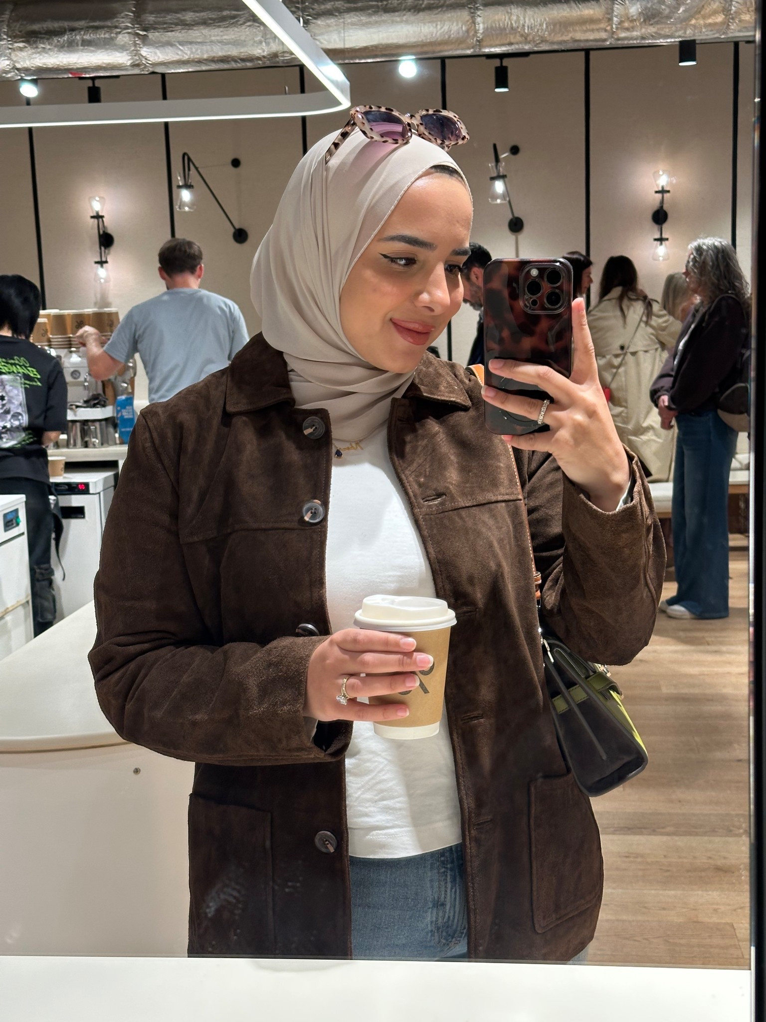 Suede jacket season 🤎

#LTKautumn #LTKmodest #LTKmidsize