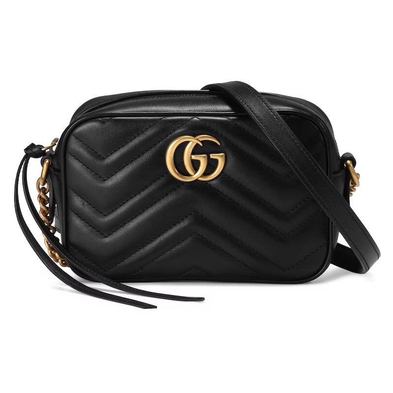 GG Marmont matelassé mini bag black | Gucci (US)