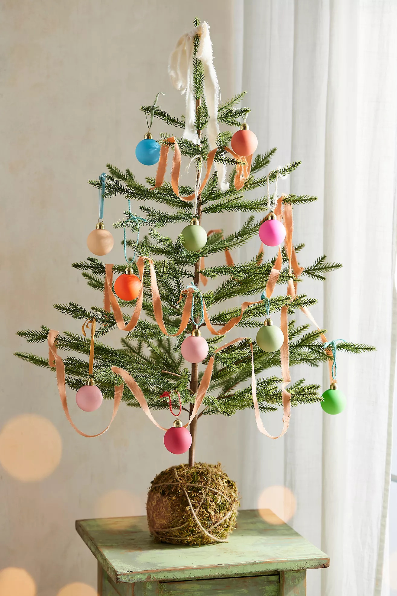 Moss Ball Mini Faux Fir Tree | Terrain