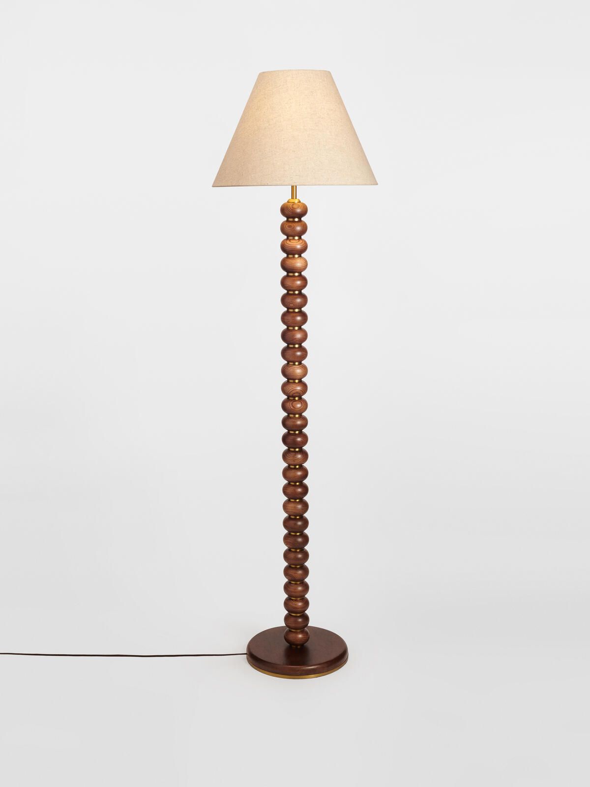 Greyson Floor Lamp, Oak, Tall | Soho Home Ltd