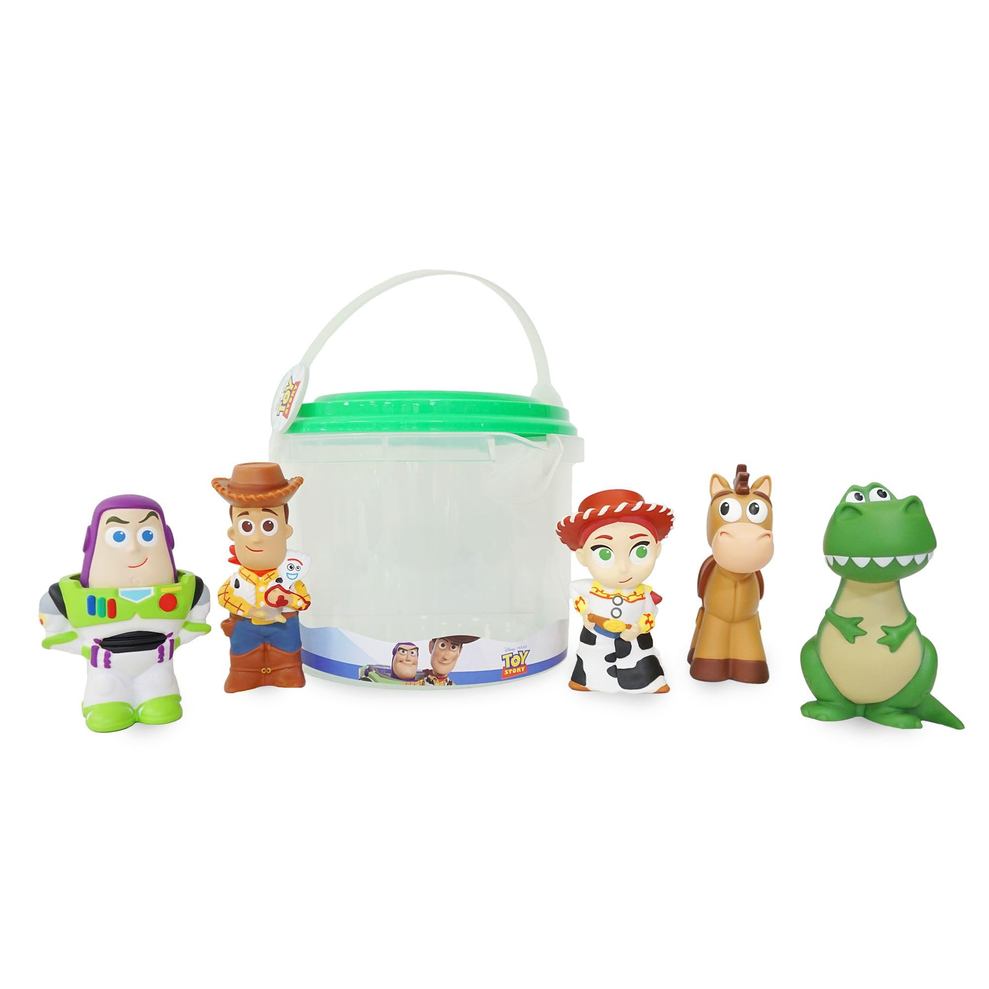 Disney Store Official Toy Story Bath Toy Set, 5 Pc, Includes Buzz Lightyear, Woody, Jessie, Bulls... | Amazon (UK)