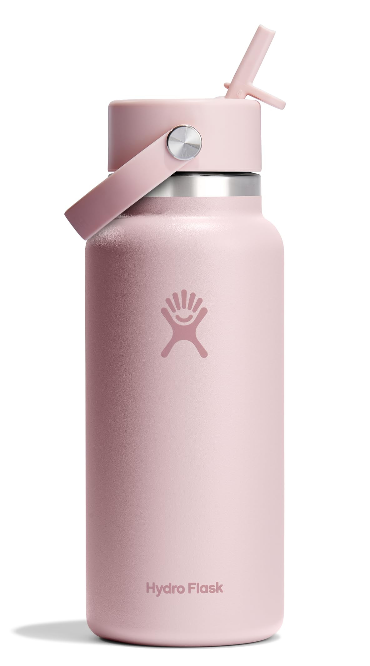 Hydro Flask Water Bottle - Insulated Stainless Steel - Wide Straw Lid, Non Spill, Leakproof in 32... | Amazon (US)