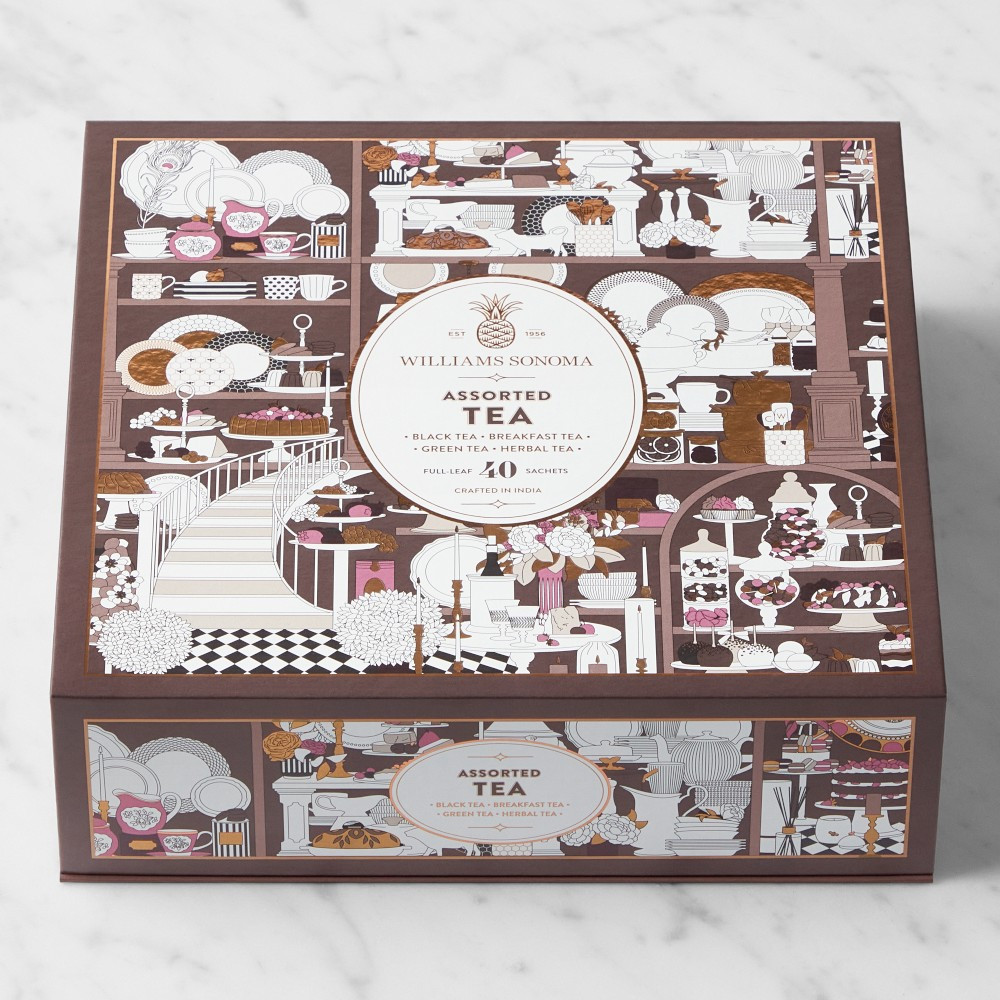 Williams Sonoma Signature Tin, Tea Gift Set | Williams-Sonoma