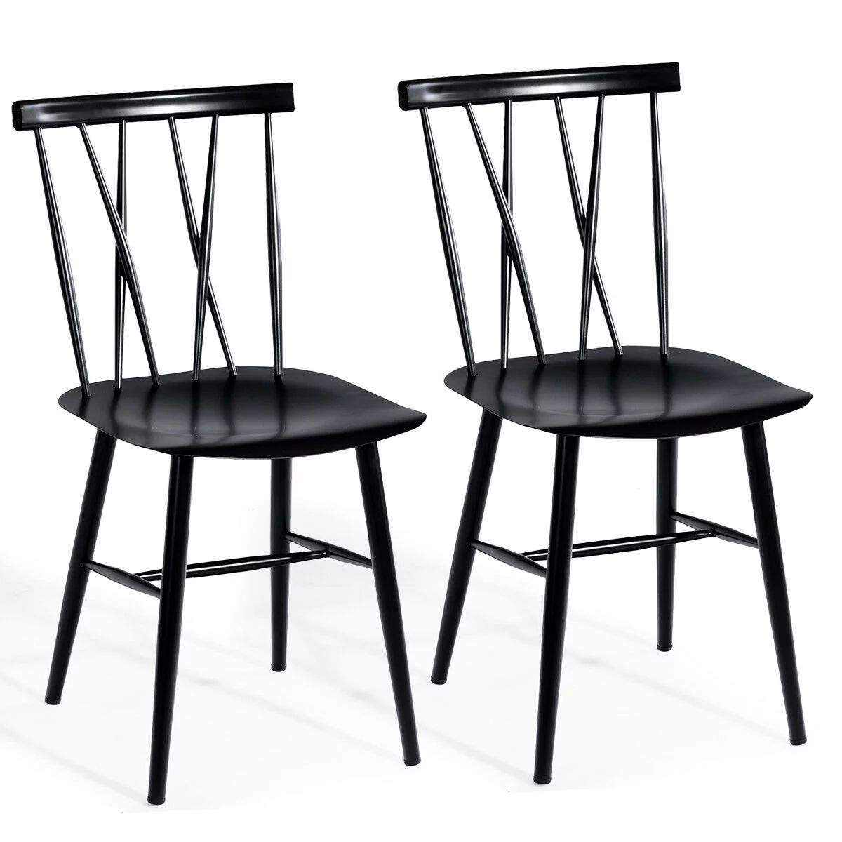 Costway Dining Chair, Set of 2, Black | Walmart (US)