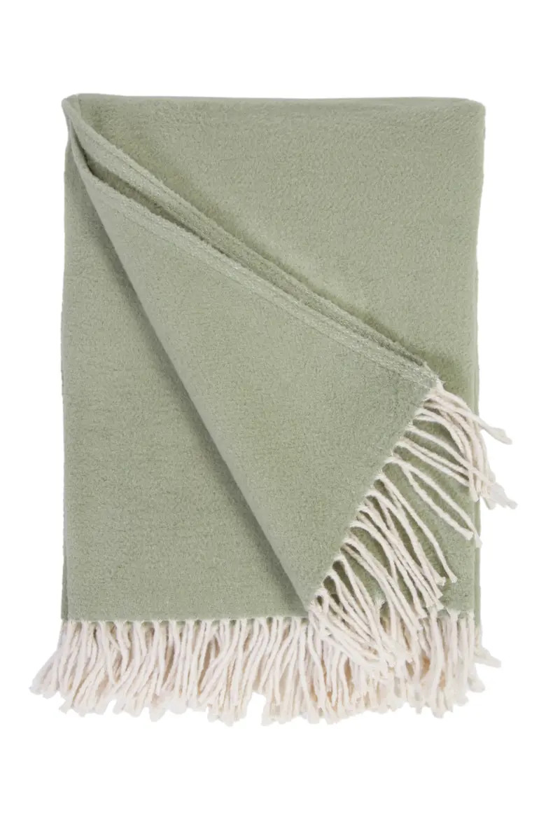 Billie Fringe Cotton Throw Blanket | Nordstrom | Nordstrom