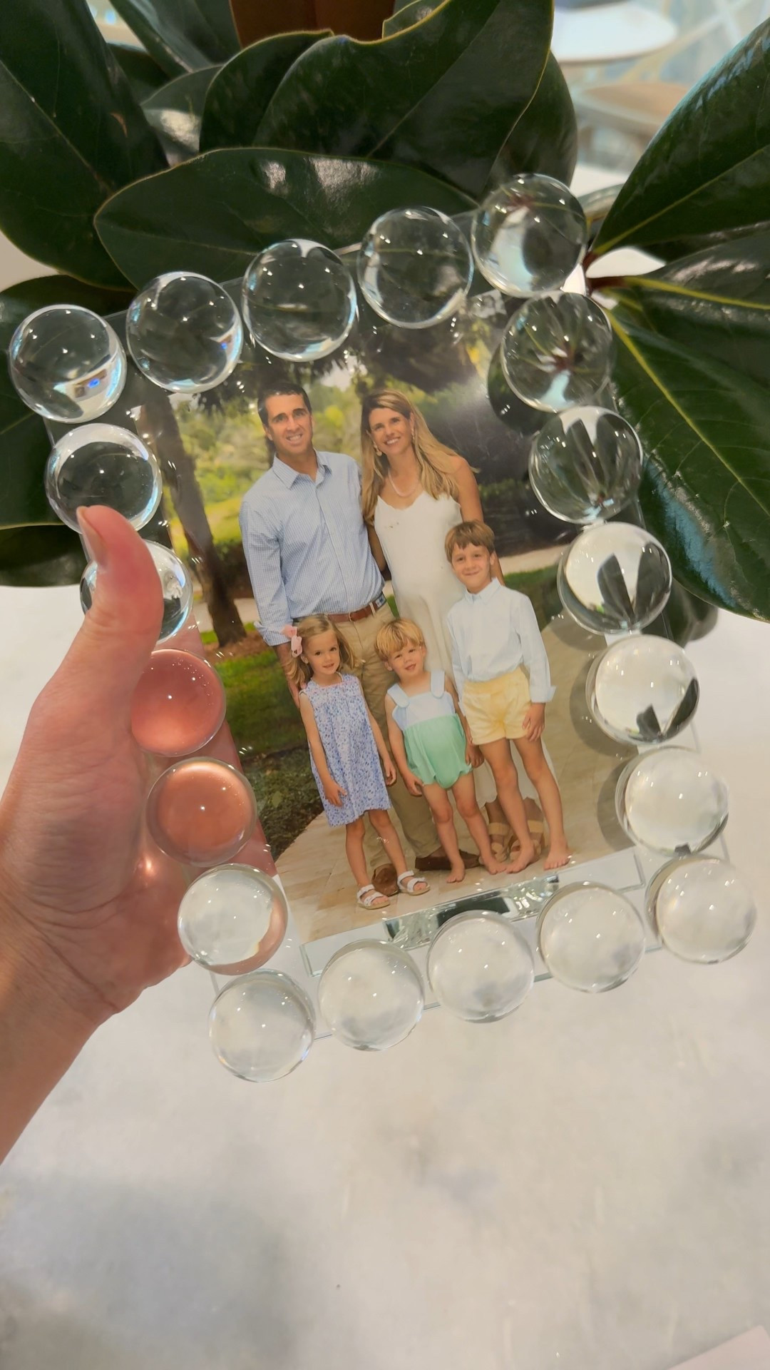 Upgrading our family pictures around the house this weekend with new picture frames. This clear bubble frame is very substantial and sturdy! I love how it elevates and brings a fresh look to my traditional leaning home decor 

Our family photo was taken this summer in Sea Island - the kids outfits are from The Beaufort Bonnet Company 

#LTKStyleTip #LTKFamily #LTKHome