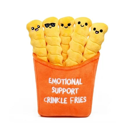 Emotional Support Crinkle Fries Plush Toys by Emotional Support Pals, 5 Mini Plushies with Carrying Basket, Vday Gifts for Kids | Walmart (US)