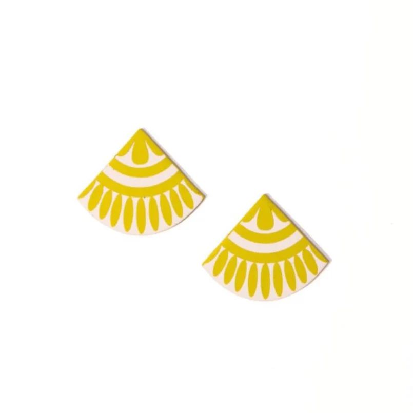 Lime Tile Earrings | Sunshine Tienda