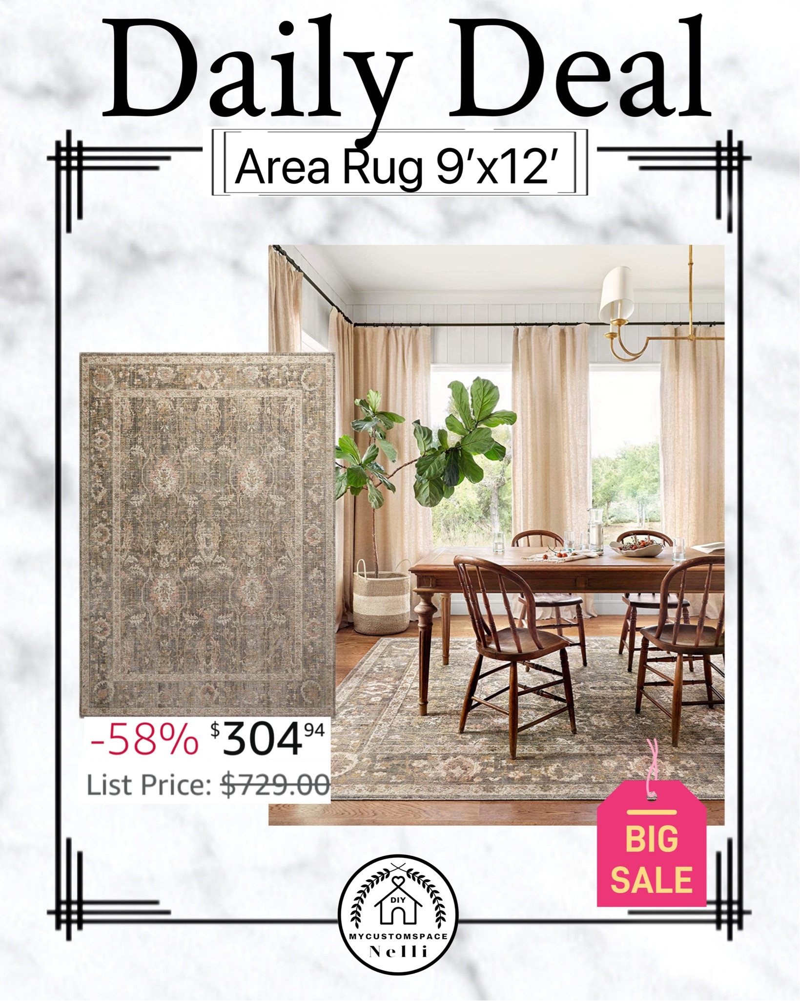 Neutral Area Rug on Sale


#LTKstyletip #LTKFind #LTKhome