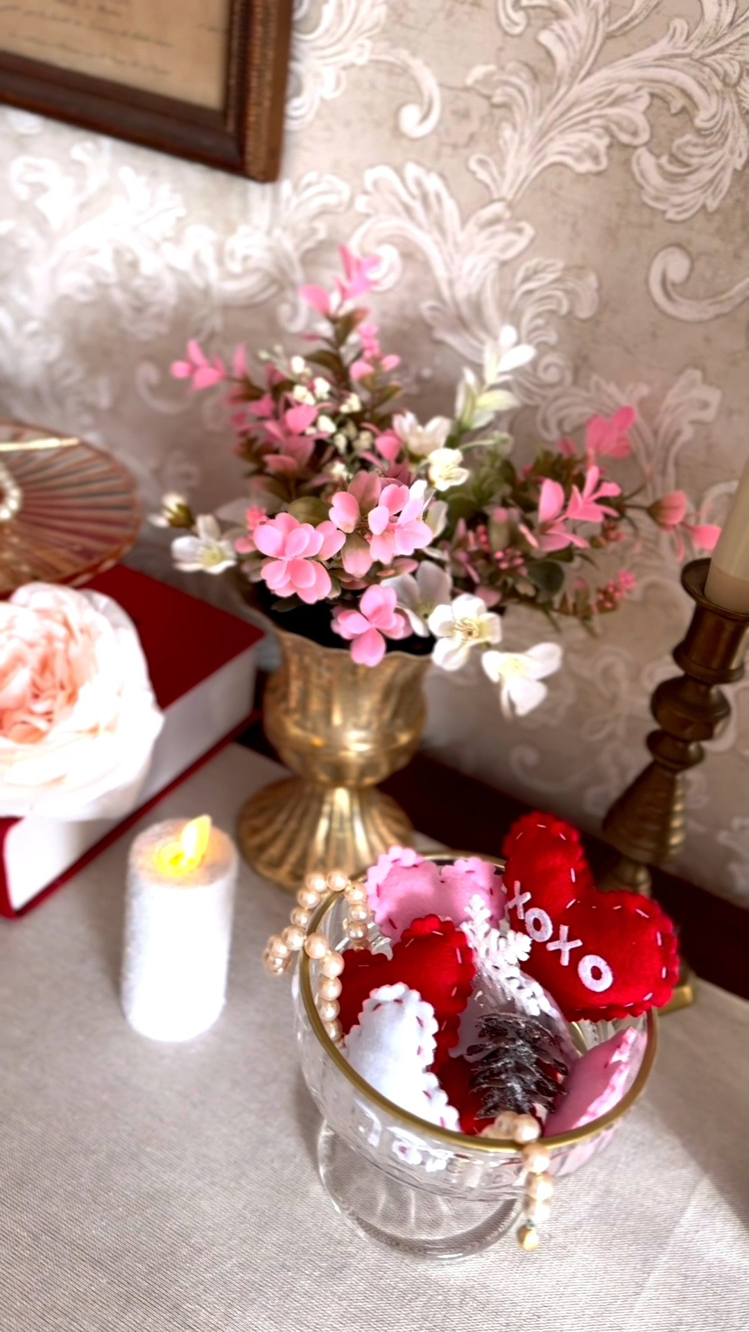 Valentine’s Day home decor, faux roses, heart vase filler, pink and red Valentine’s Day decorations 

#LTKFindsUnder50 #LTKSeasonal #LTKHome