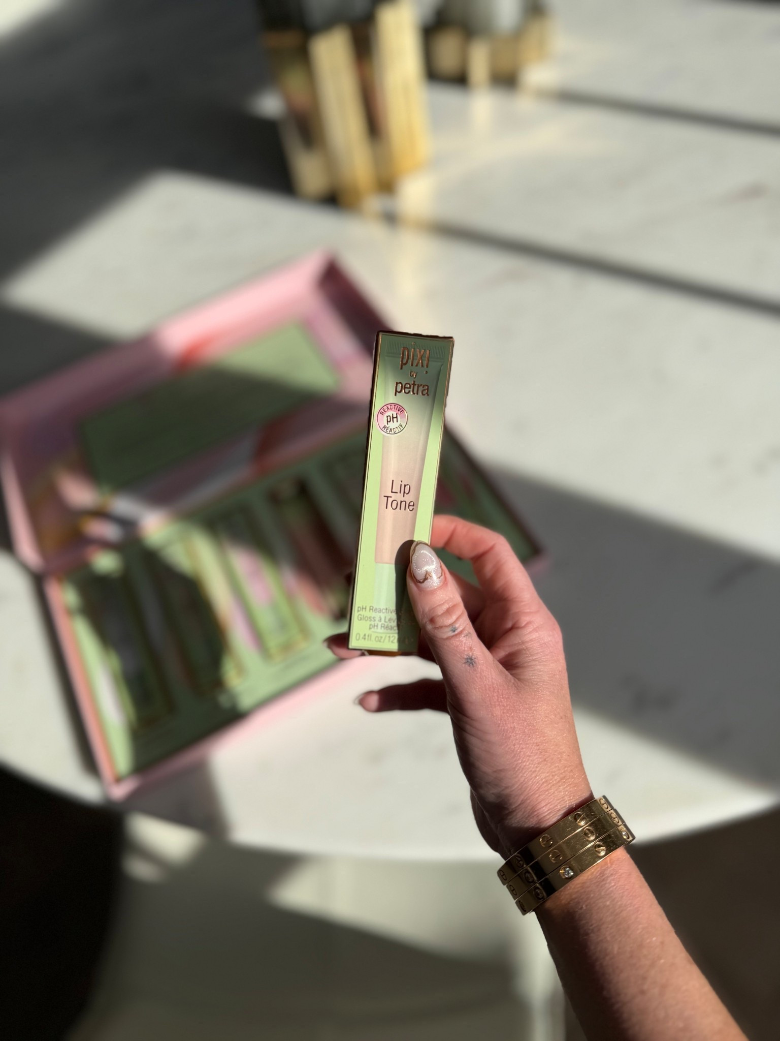 New lip tone ph lip gloss and tint from Pixi beauty is available at target and ulta 
