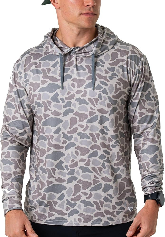 Burlebo Men’s Performance Hoodie – Lightweight Long Sleeve Pullover, Athletic Fit, Moisture-W... | Amazon (US)